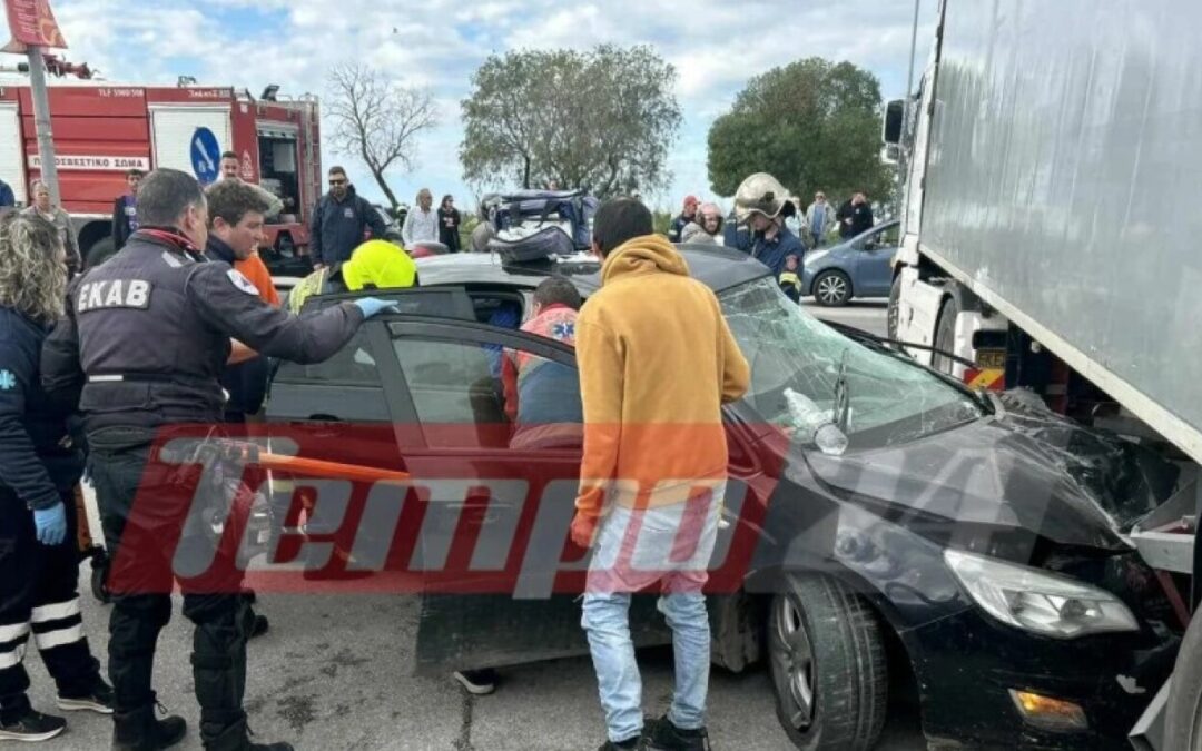 Τροχαίο στην παραλία Πατρών – Έγκυος γυναίκα στο νοσοκομείο